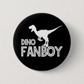 Dino Fanboy - Dinosaur Lover Ronde Button 5,7 Cm (Voorkant)