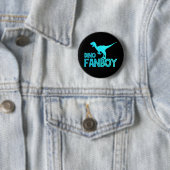 Dino Fanboy - Dinosaur Lover Ronde Button 5,7 Cm (In situ)
