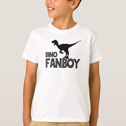 Dino Fanboy - Dinosaur Lover T-Shirt (Voorkant)