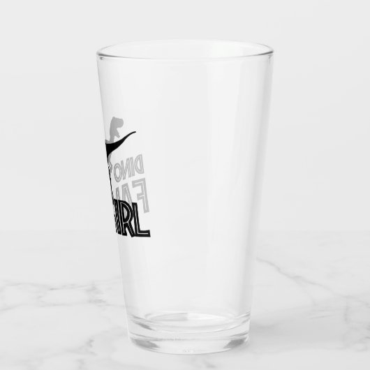 Dino Fangirl - Dinosaur Lover Glas (Links)