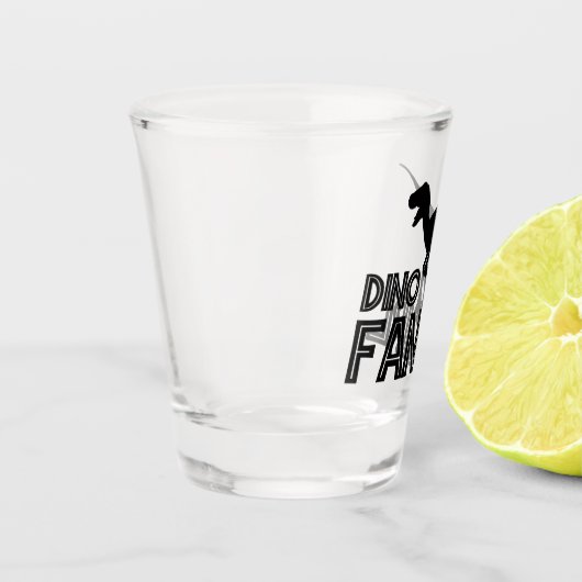Dino Fangirl - Dinosaur Lover Shot Glas (Links)