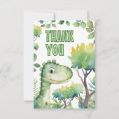 Dino Feestelijke 1e Verjaardag Dino-Mite Bedankt (Voorkant)