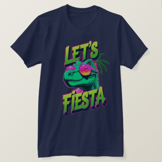Dino Fiesta Vibes T-shirt (Design voorkant)