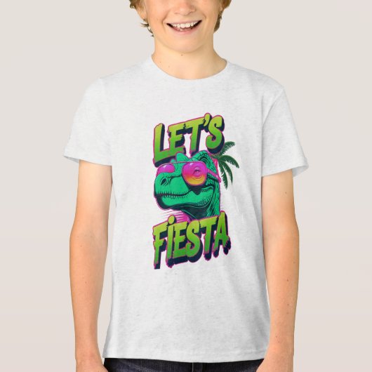 🦖 Dino Fiesta Vibes T-shirt (Voorkant)