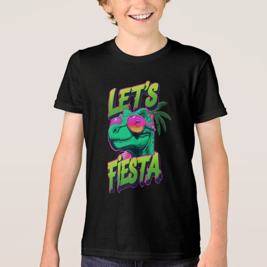 🦖 Dino Fiesta Vibes T-shirt (Voorkant)