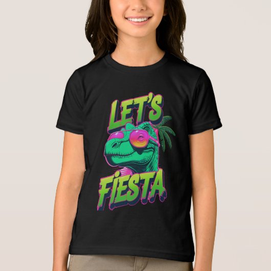🦖 Dino Fiesta Vibes T-shirt (Voorkant)