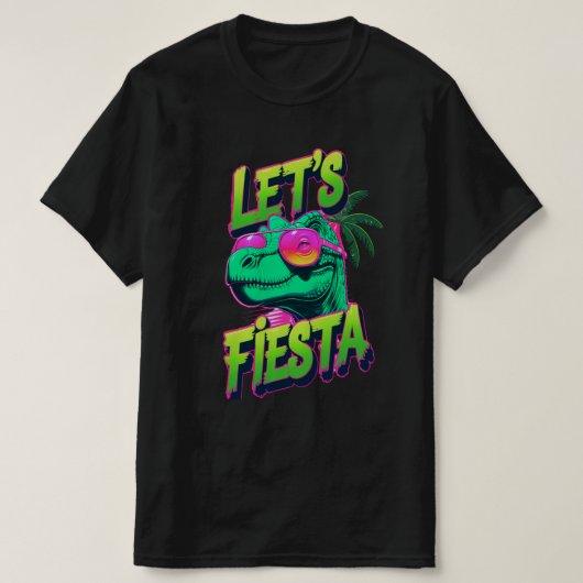 Dino Fiesta Vibes T-shirt (Design voorkant)