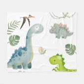 Dino Fleece Deken (Voorkant (Horizontaal))