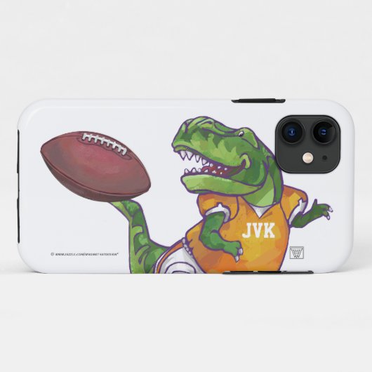 Dino Football Player Case-Mate iPhone Case (Achterkant (horizontaal))