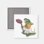 Dino Football Player Magneet (Voorkant / Achterkant)