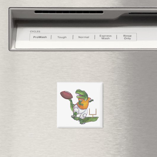 Dino Football Player Magneet (Insitu (Vaatwasser))