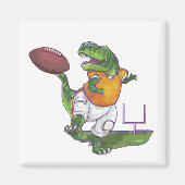 Dino Football Player Magneet (Voorkant)