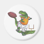 Dino Football Player Magneet (Voorkant)