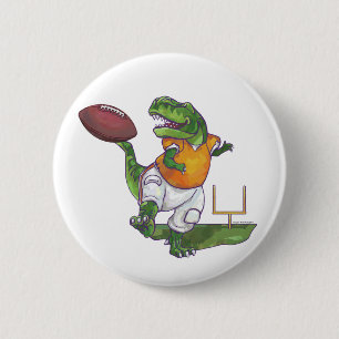Dino Football Player Ronde Button 5,7 Cm