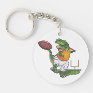 Dino Football Player Sleutelhanger