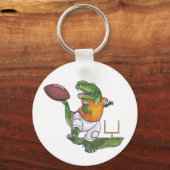 Dino Football Player Sleutelhanger (Voorkant)