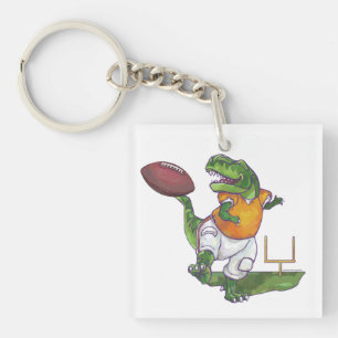 Dino Football Player Sleutelhanger