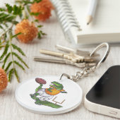 Dino Football Star Sleutelhanger (Voorkant Rechts)