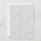 Dino-Four Dinosaur Verjaardag Uitnodiging (Achterkant)