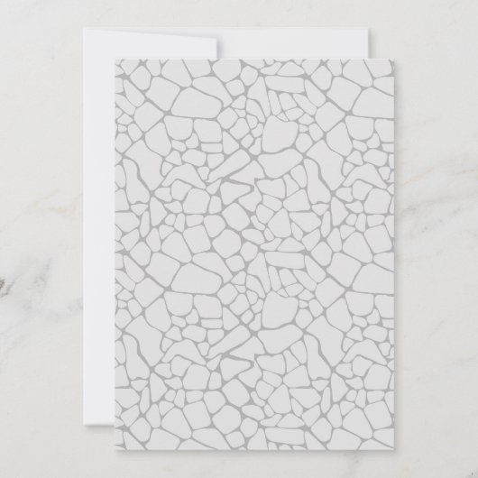 Dino-Four Dinosaur Verjaardag Uitnodiging (Achterkant)