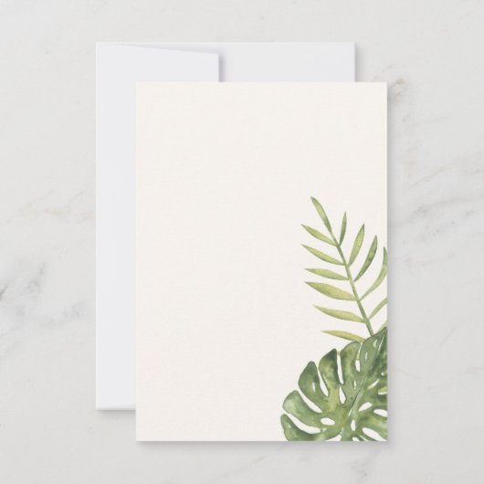 Dino-Four Kids verjaardagsfeestje uitnodiging (Achterkant)