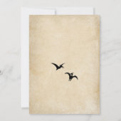 Dino Four T-Rex Dinosaur Vierde Verjaardagsfeest U Kaart (Achterkant)