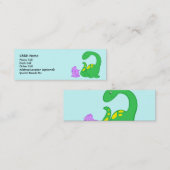 Dino Friends Child I.D. Contactkaartje (Voorkant / Achterkant)