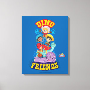 Dino Friends   Dino Ranch Canvas Afdruk