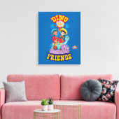 Dino Friends | Dino Ranch Canvas Afdruk (Insitu (Woonkamer))