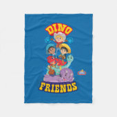 Dino Friends | Dino Ranch Fleece Deken (Voorkant)