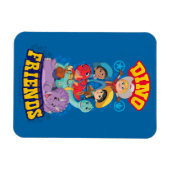 Dino Friends | Dino Ranch Magneet (Horizontaal)