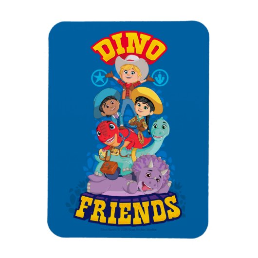 Dino Friends | Dino Ranch Magneet (Verticaal)