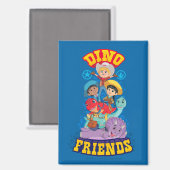 Dino Friends | Dino Ranch Magneet (Voorkant / Achterkant)