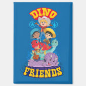Dino Friends | Dino Ranch Magneet (Voorkant)