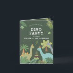 Dino Friends Verjaardag Uitnodiging<br><div class="desc">Schattige dinosaurusvrienden zijn hier om je uit te nodigen voor een leuk verjaardagsfeestje! Perfect om de grote dag van je kind extra speciaal te maken. (AI-gegenereerde illustraties)</div>
