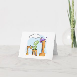 Dino Fun 1e verjaardag invulling uitnodiging