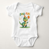 Dino Fun Baby Outfit Romper (Voorkant)