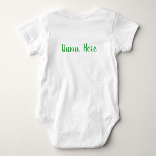 Dino Fun Baby Outfit Romper (Achterkant)