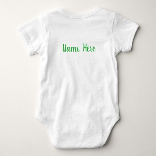 Dino Fun Baby Uitrusting Romper (Achterkant)