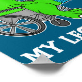 Dino Funny Get Well Broken Leg Gift Dinosaur With Poster (Hoek)