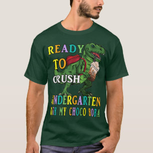 Dino gereed om Kindergarten te verbrijzelen, Choco T-shirt
