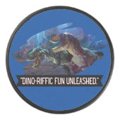 Dino - Geweldige Fununleashed Hockey Puck (Voorkant)