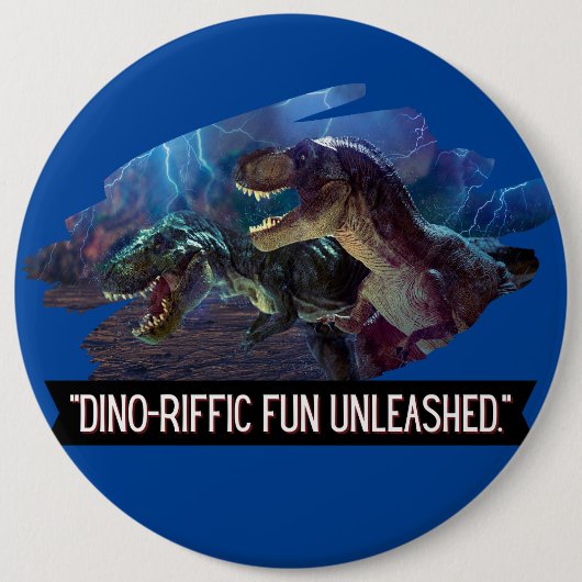 Dino - Geweldige Fununleashed Ronde Button 6,0 Cm (Voorkant)