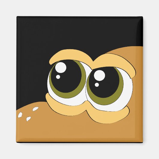 Dino gezicht koelkast magneet (Voorkant)