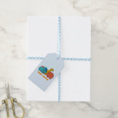 Dino Gift Label Cadeaulabel (Met Touw)