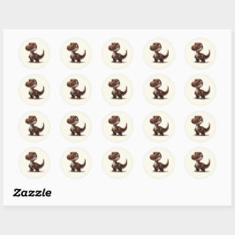 Dino Gorogsaurus - Kammli Friends Collection Ronde Sticker