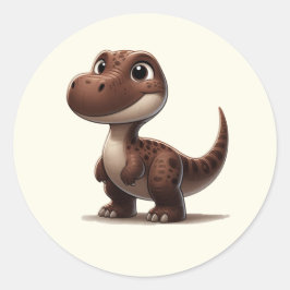 Dino Gorogsaurus - Kammli Friends Collection Ronde Sticker