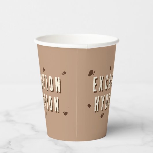 Dino Graafwerk Hydratie Verjaardagsfeest Papieren Bekers (Rechts)