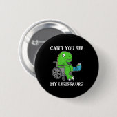 Dino Grappig Beterschap Gebroken Been Geschenk Din Ronde Button 5,7 Cm (Voorkant /achterkant)