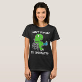 Dino Grappig Beterschap Gebroken Been Geschenk Din T-shirt (Voorkant volledig)